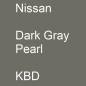 Preview: Nissan, Dark Gray Pearl, KBD.